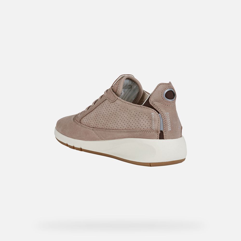 Geox Bayan Spor Ayakkabı Koyu Bej Rengi - Aerantis - KZN-305786